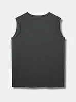 MTV Cherries Cotton Roll Cuff Tank
