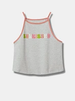 Sunkissed Foxy High Neck Crop Tank