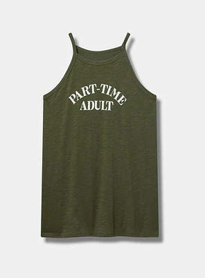 Part Time Adult Heritage Slub High Neck Tank