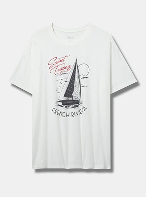 Saint Tropez Oversized Heritage Jersey Tunic Tee