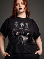 Nightfall Oversized Crop Tee