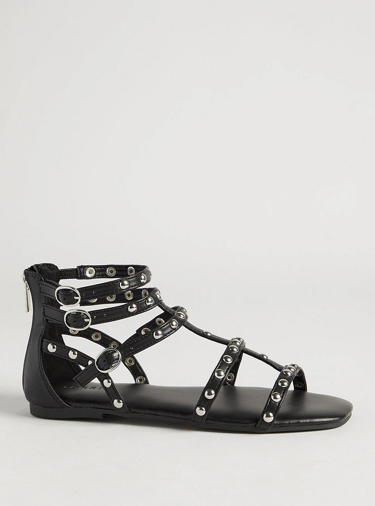 Studded Gladiator Sandal (WW