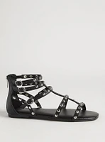 Studded Gladiator Sandal (WW