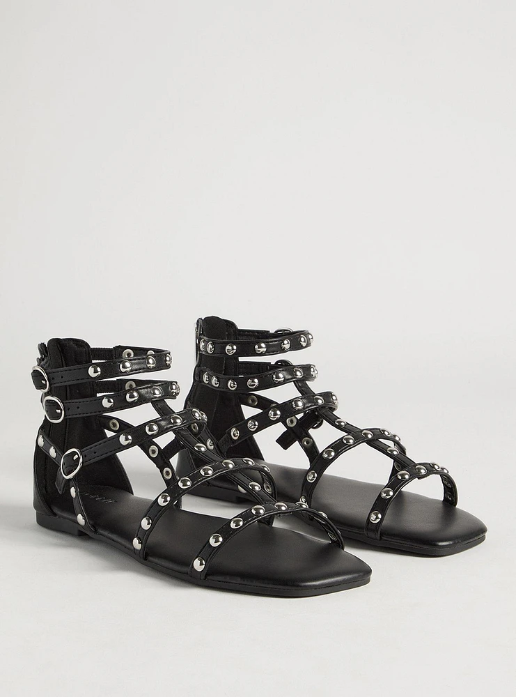 Studded Gladiator Sandal (WW