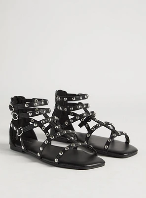 Studded Gladiator Sandal (WW