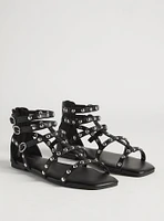 Studded Gladiator Sandal (WW