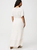 Flutter Sleeve Maxi Dress