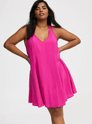 Twist Back Mini Dress