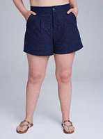 Belle Isle High-Rise Eyelet Short