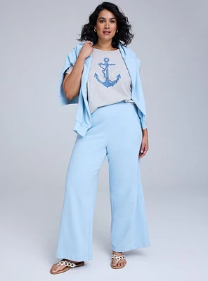 Belle Isle Pull-On High-Rise Pant