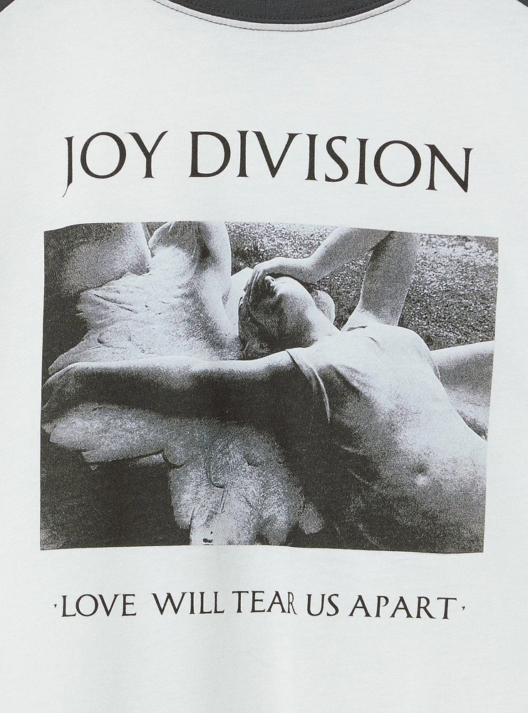 Joy Division Cotton Raglan Crop Tee