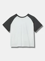 Joy Division Cotton Raglan Crop Tee