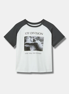 Joy Division Cotton Raglan Crop Tee