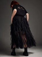 Nightfall Layered Midi Skirt