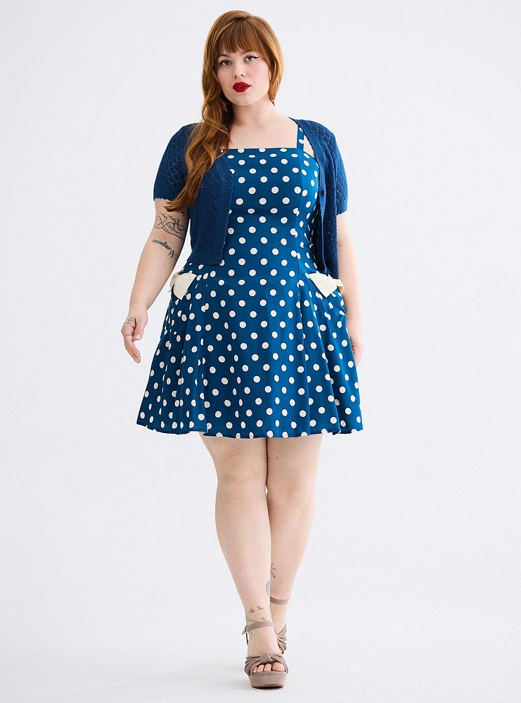 Retro Chic Fit & Flare Dress