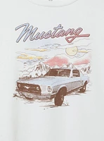 Ford Mustang Cotton Roll Sleeve Tank