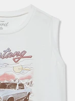 Ford Mustang Cotton Roll Sleeve Tank