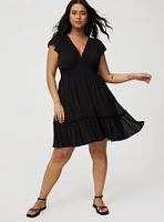 Mini Ruffle Chiffon Dress