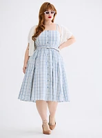 Retro Chic Button-Front Dress