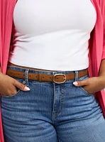 Braided Denim Belts 2 Pack