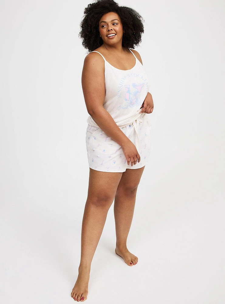 Lightweight Cotton Jersey Sleep Tank
