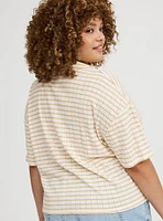 Collared Crop Top