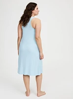 Ribbed Midi Lounge Dress