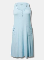 Ribbed Midi Lounge Dress
