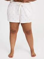 Lightweight Cotton Jersey Sleep Short
