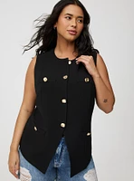 Peplum Tailored Vest