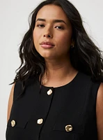 Peplum Tailored Vest