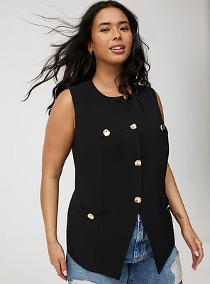 Peplum Tailored Vest