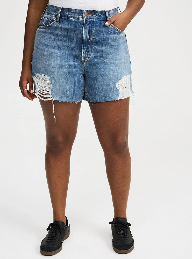 5'' Perfect High-Rise Distressed Short