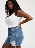 5'' Perfect High-Rise Distressed Short