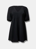 V-Neck Mini Dress
