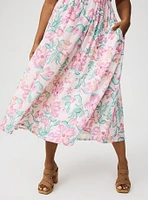 Sleeveless Tie-Back Midi Dress