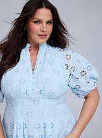 Belle Isle Eyelet Mini Dress