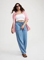 Soft Cotton Drop-Shoulder Shirt