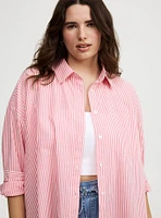 Soft Cotton Drop-Shoulder Shirt