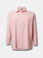 Soft Cotton Drop-Shoulder Shirt