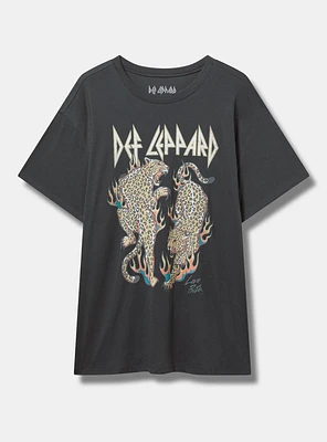 Def Leppard Relaxed Cotton Crew Tee