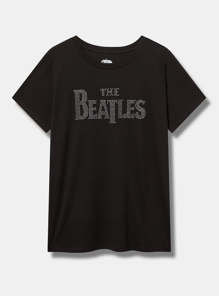 The Beatles Classic Cotton Crew Rhinestone Tee