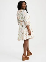 Mini Chiffon Tiered Babydoll Dress