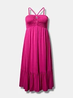Super Soft Halter Midi Dress