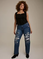 Festi Lace-Up Corset Top