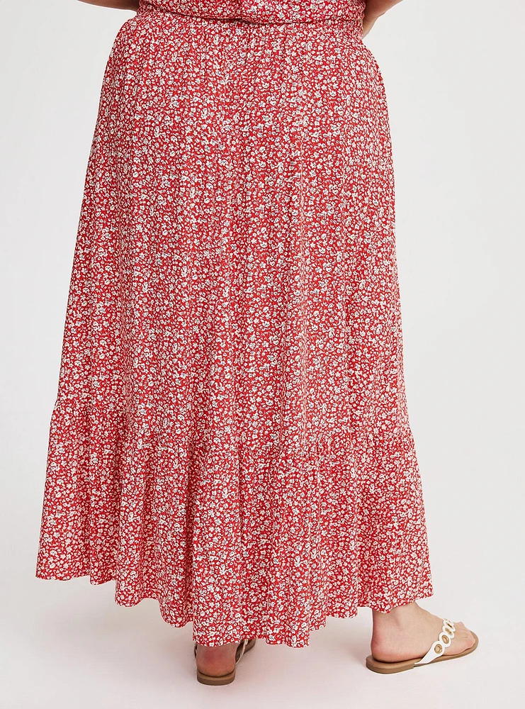 Tiered Maxi Skirt