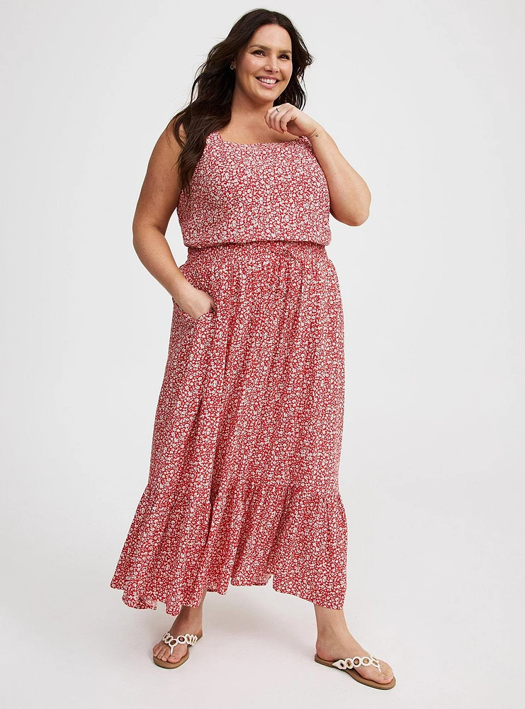 Tiered Maxi Skirt