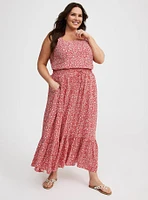 Tiered Maxi Skirt