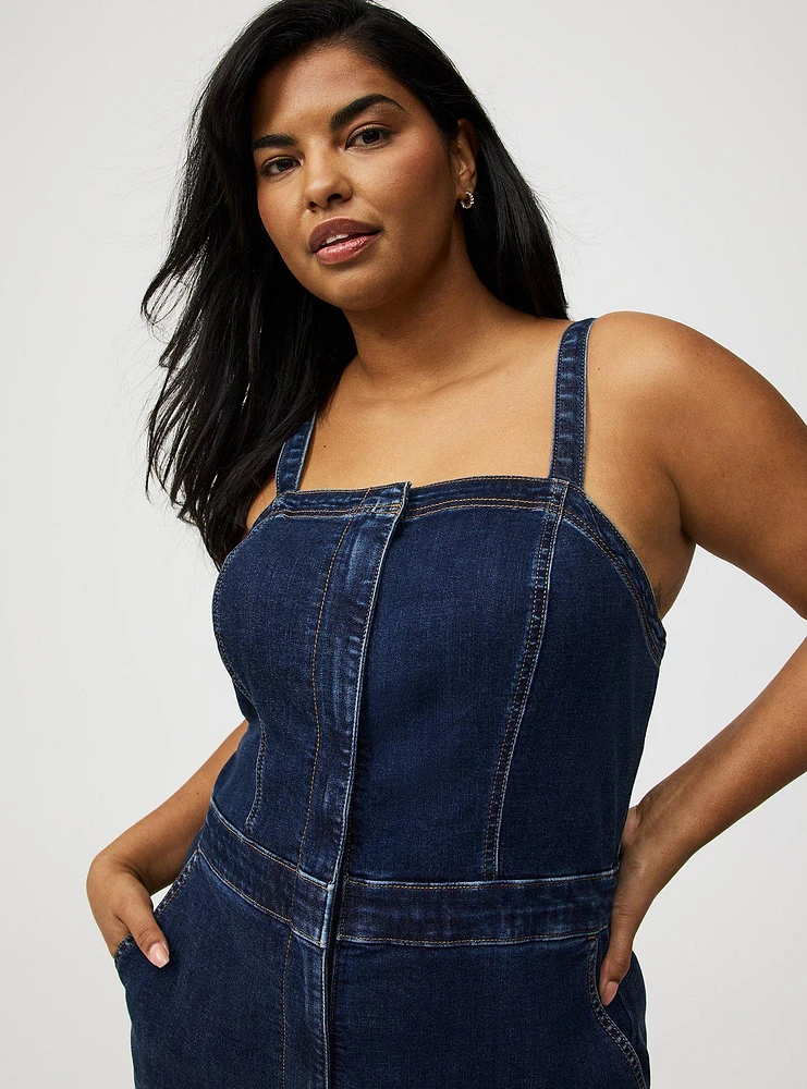 Super Soft Denim Jumpsuit