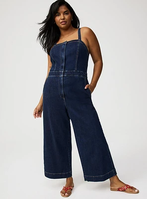 Super Soft Denim Jumpsuit